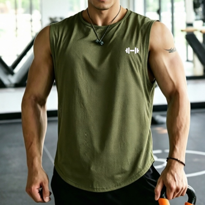 Undershirt Crew Neck - 2026 남성용 메쉬 퀵 드라이 탱크탑